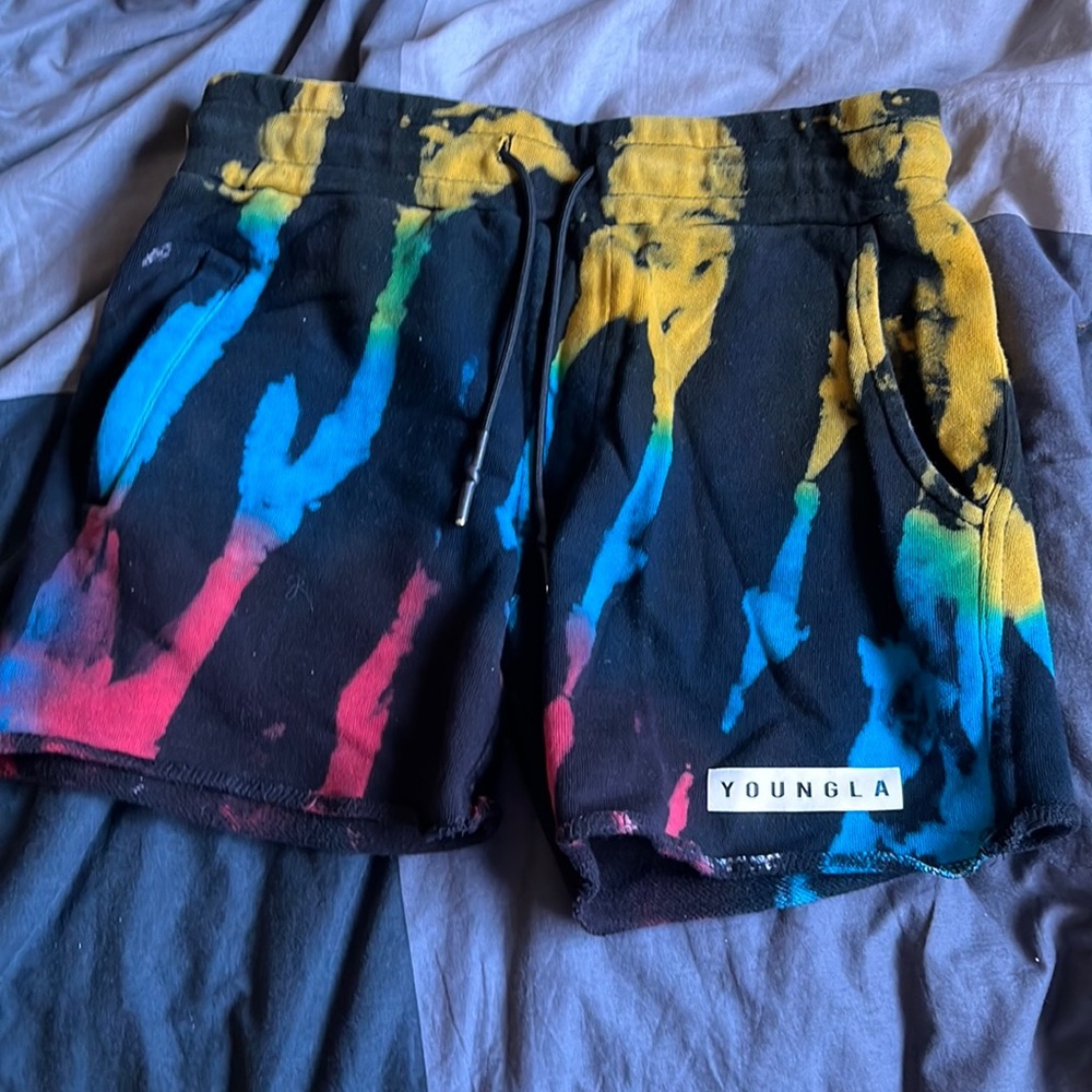 YoungLa tye dye shorts- small